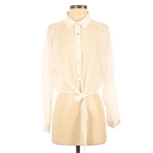 NWT Line & Dot Long Sleeve Blouse